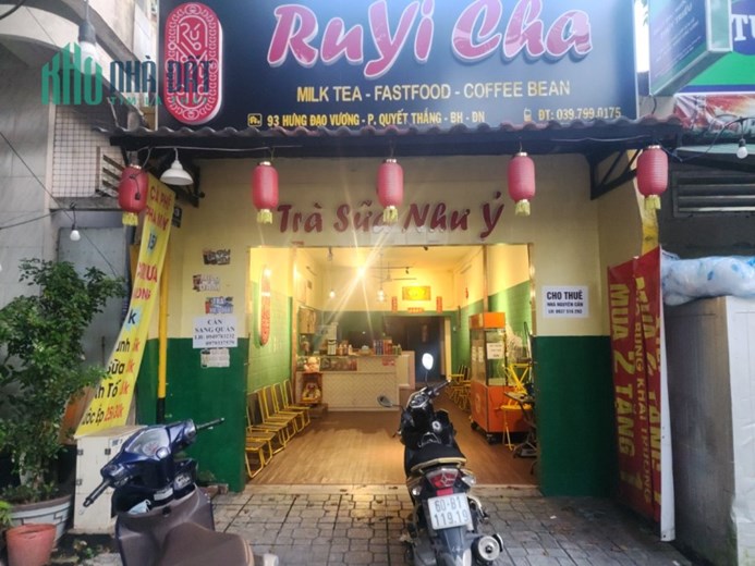 Cho thuê nhà 2 mặt tiền trung tâm thành phố - Đường Hưng Đạo Vương,Biên Hòa, Đồng Nai.