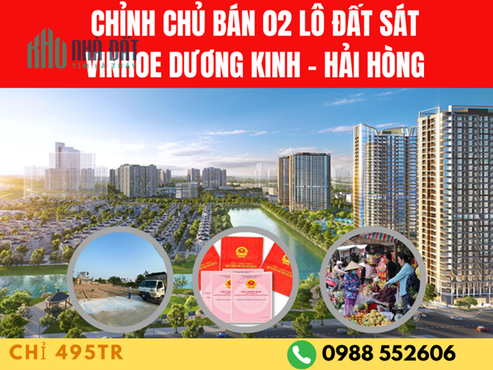 gia đình bán nhanh lô đất rẻ nhất trung tâm quận dương kinh