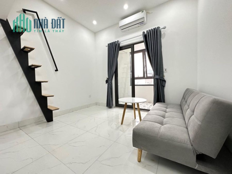 Studio Trần Quốc Vượng, Mới, Thang máy, Gác xép, Máy giặt riêng, 4tr9