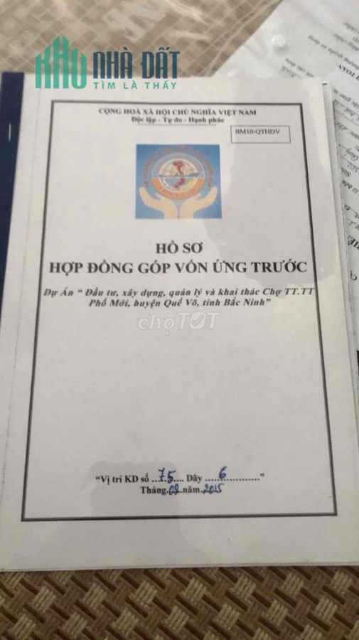 Cần Bán Cửa Hàng Kiot Chợ Phố Mới – Bắc Ninh.