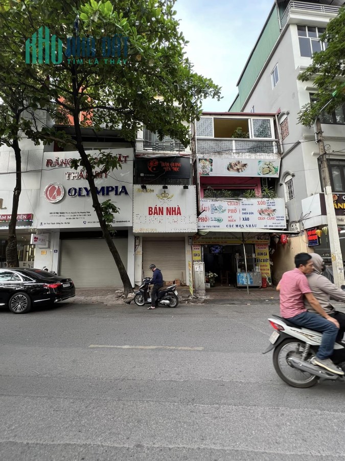 Vua mặt phố: Bán nhà mặt phố Thái Thịnh: 36,5m x4T, hè 2m - cam kết thật