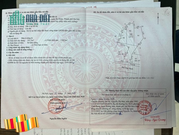 Cần Bán Căn Nhà 7 TângPhường Trúc Bạch- Quận Ba Đình - Hà Nội