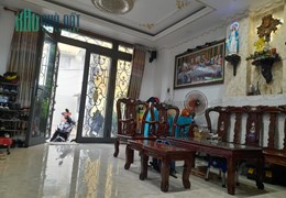NHÀ ĐẸP - MẶT TIỀN - GẦN CẦU NHI THIÊN ĐƯỜNG - 4 TẦNG HIỆN ĐẠI - QUA CÁC QUẬN 6,5 ,1,3