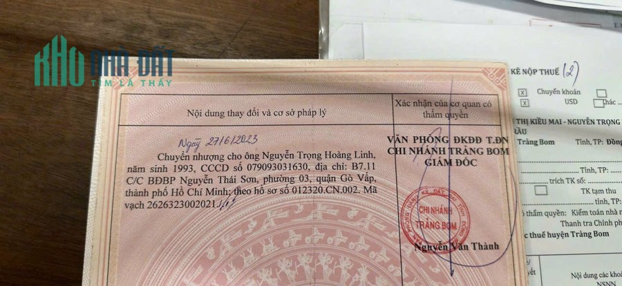 Đồng Nai, Trảng Bom, Chính chủ cần bán Lô Đất Thổ Vườn 1200 m2 đường đất rộng thoáng , xe tải vô