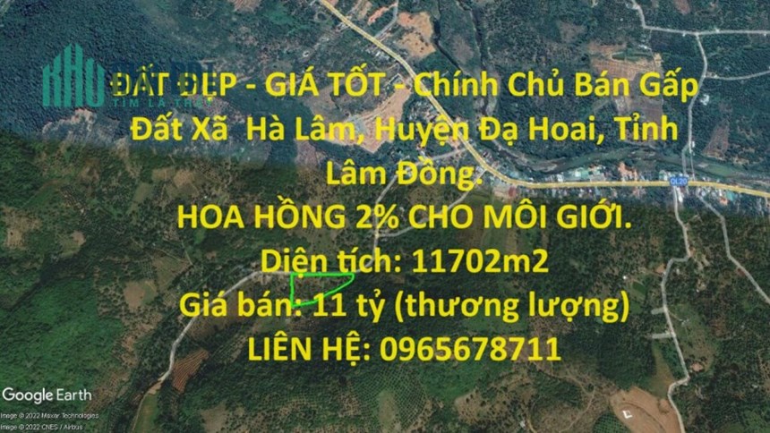 ĐẤT ĐẸP - GIÁ TỐT - Chính Chủ Bán Gấp Đất Xã  Hà Lâm, Huyện Đạ Hoai, Tỉnh Lâm Đồng.
