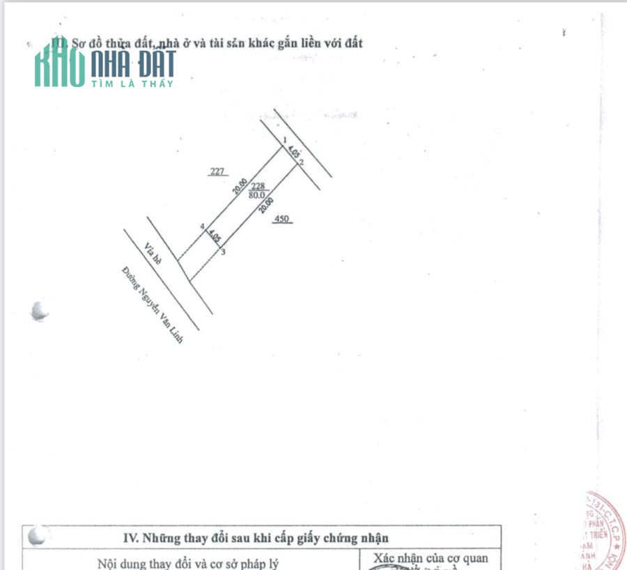 Bán đất mặt Nguyễn Văn Linh, Phúc Đồng, 80m, MT 4m, kinh doanh, 8 tỷ 8
