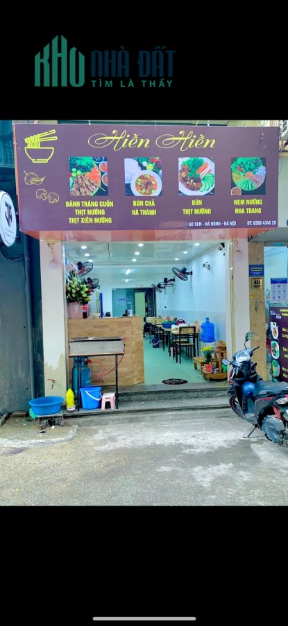 Do nhu cầu mở rộng mb , chính chủ sang nhượng quán ăn Địa chỉ: ngõ Ao Sen - Hà Đông - Hà Nội