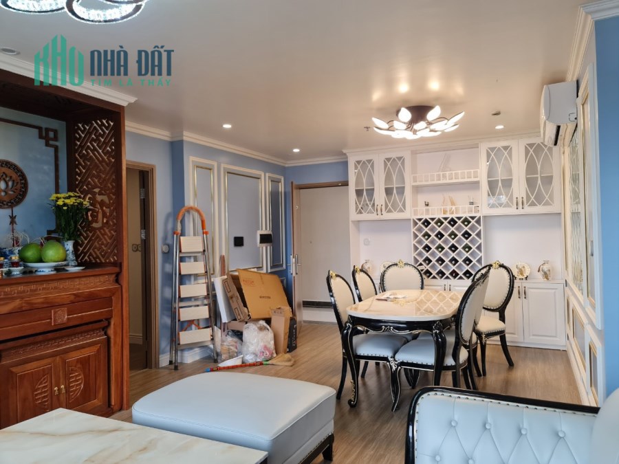 Cần cho thuê căn hộ DT 107m2, 3PN+1, đủ đồ sang trọng tại Vinhomes Ocean Park. Giá: 18tr/tháng