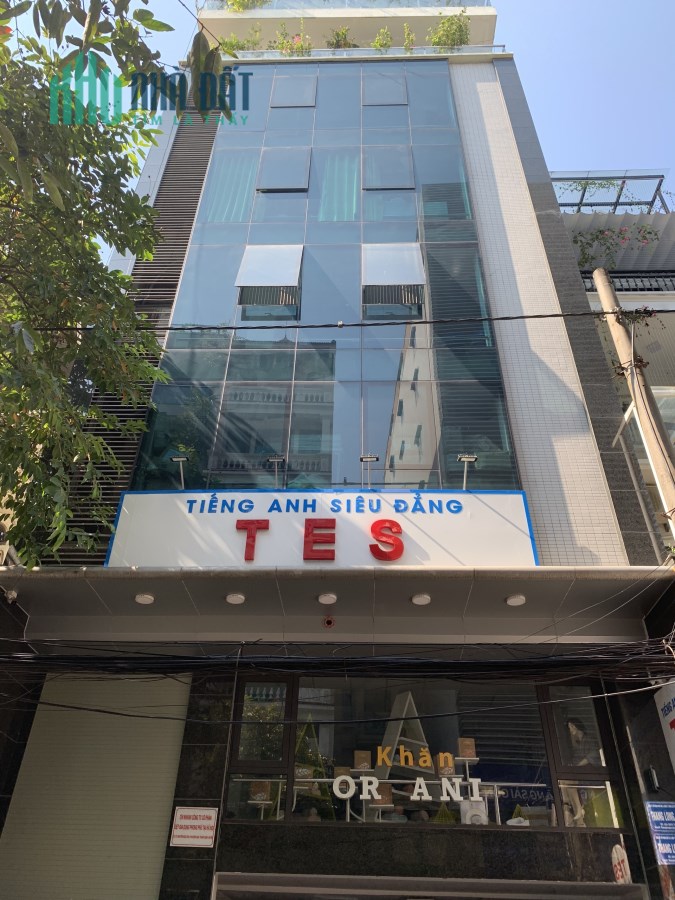 Bán tòa nhà văn phòng ngõ 61 Dương Khuê 80m2x8 tầng mặt tiền 6m giá rao bán 27 tỷ