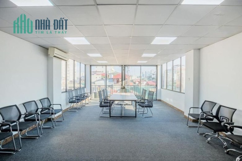 Bán tòa nhà văn phòng ngõ 61 Dương Khuê 80m2x8 tầng mặt tiền 6m giá rao bán 27 tỷ