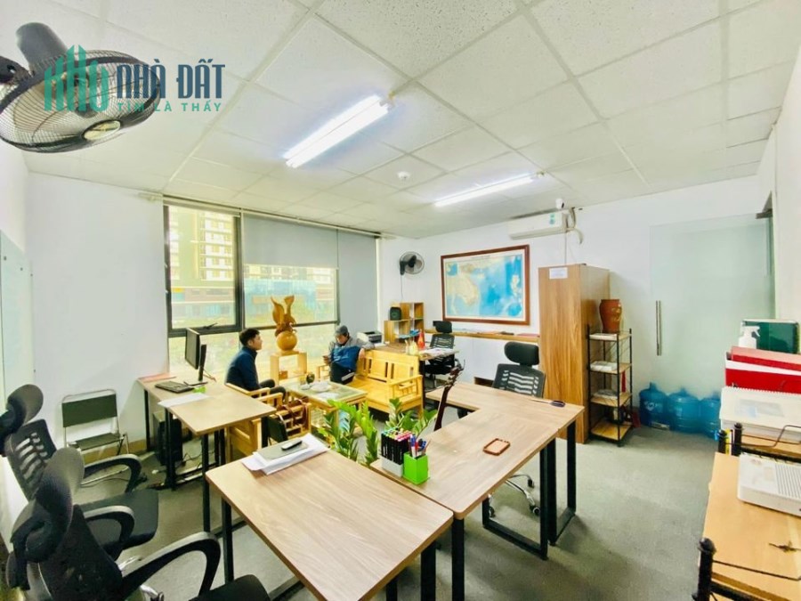 Bán tòa nhà văn phòng ngõ 61 Dương Khuê 80m2x8 tầng mặt tiền 6m giá rao bán 27 tỷ