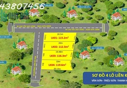 Bán lô đất full thổ cư gần cụm công nghiệp Hợp Thắng 72ha. Lô đầu ve thoáng mát