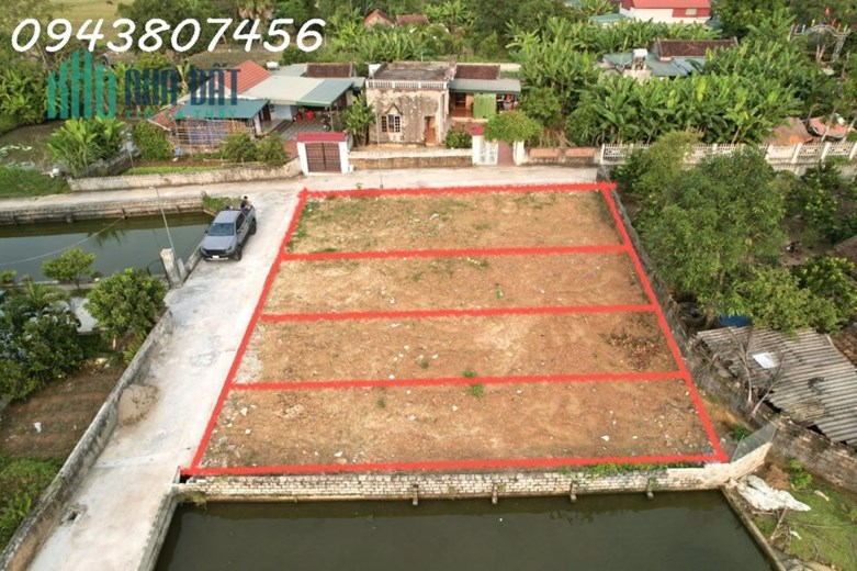 Bán lô đất full thổ cư gần cụm công nghiệp Hợp Thắng 72ha. Lô đầu ve thoáng mát