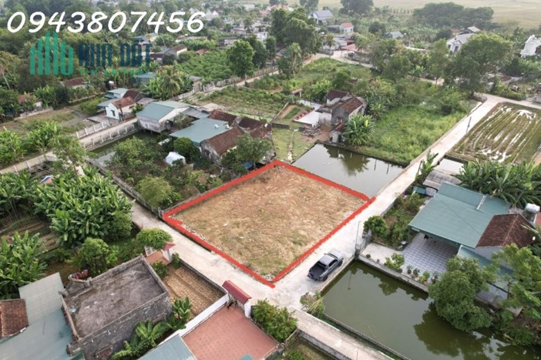 Bán lô đất full thổ cư gần cụm công nghiệp Hợp Thắng 72ha. Lô đầu ve thoáng mát
