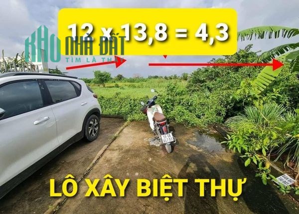 Đất Biệt Thự 152m2 nhỉnh 4 tỷ Thạnh Xuân Quận 12 TPHCM