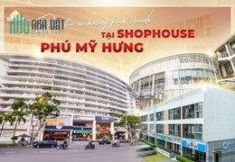 Shophouse Phú Mỹ Hưng Vị trí đẹp, hợp đồng thuê sẵn, sổ hồng vĩnh viễn, TT dài đến tháng 7/2025