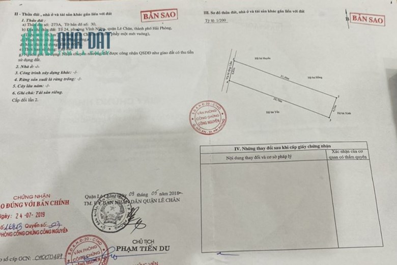 Bán nhà mặt đường Vĩnh Cát - Thiên Lôi, 96m 2 tầng GIÁ 4.1 tỉ cực rộng