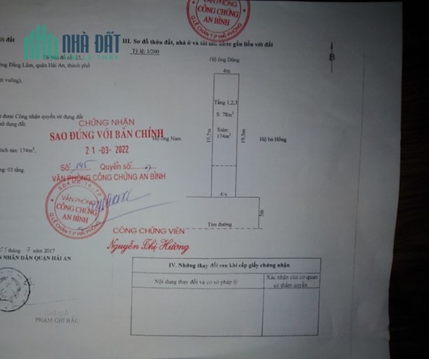 Bán nhà khu phân lô Tô Vũ - 193 Văn Cao, 80m 3 tầng GIÁ 4.85 tỉ