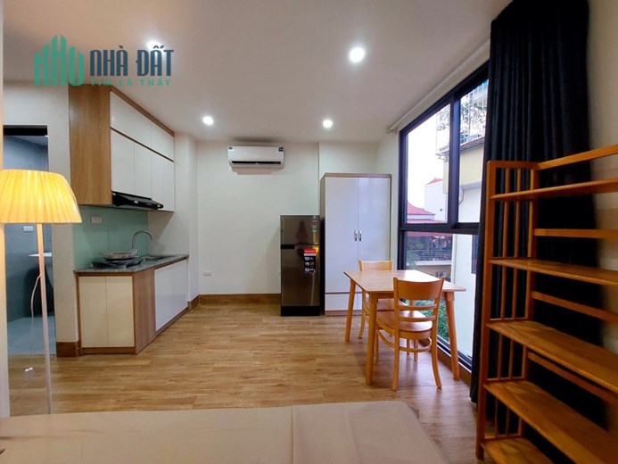 1N1K Cầu Giấy, ở luôn, thang máy, giặt riêng, ban công, 6tr2