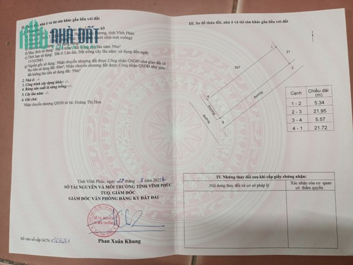 bán gấp ô góc 2 mặt tiền đường trục chính thôn Đồng mận ,Kim long .