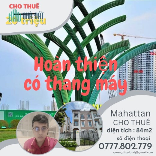 💌 Cho thuê TẦNG VĂN PHÒNG nhà phố Vinhomes Grand Park GIÁ TỐT ở mọi vị trí 💌 84m2
🌳 84m2: 6tr