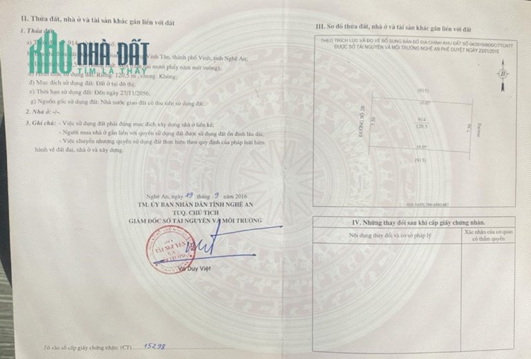 ĐẤT ĐẸP - GIÁ TỐT - Cần Bán Nhanh Lô Đất  Dự án Danatol Cửa Tiền  Phường Vinh Tân, Thành Phố Vinh