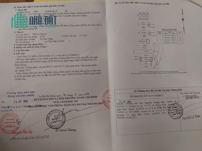 CHÍNH CHỦ CẦN BÁN CĂN NHÀ Vị Trí Đắc Địa Tại Huyện Bình Chánh - HCM