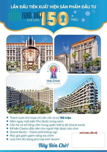 CĂN HỘ BIỂN VINHOMES - FULL NỘI THẤT 1 TỈ 5 - THE 5WAY