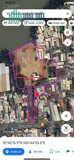 Cho thuê 8000m2 đất view sông Phạm Hữu Lầu - 90x90m