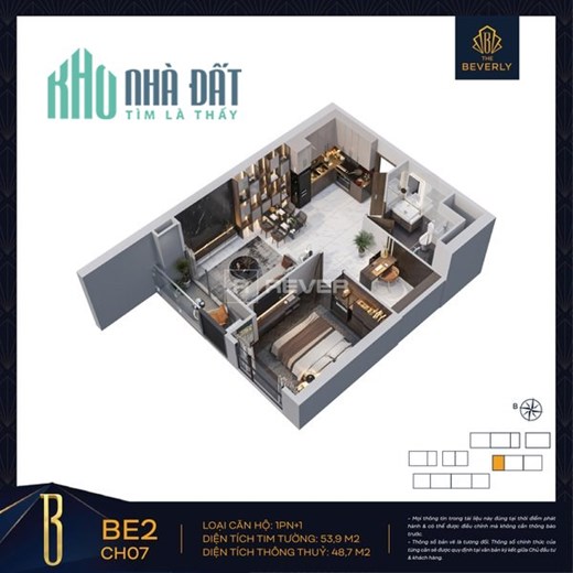 Chính chủ cần bán CH cao cấp Bervely dự án Vinhomes Grand Park Quận 9 - mã căn BE1.32.09