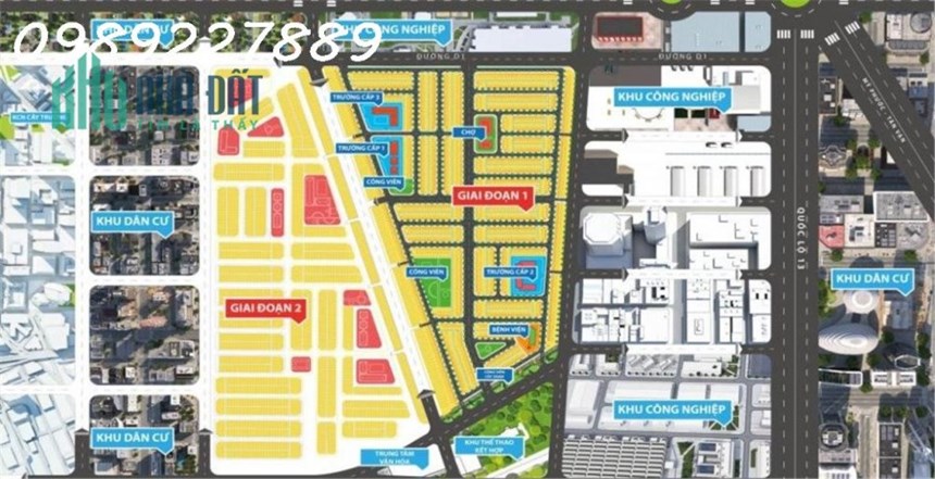 Chính chủ cần chuyển nhượng Lô đất 100m2, trục đường D8, vị trí trung tâm, đối diện chợ