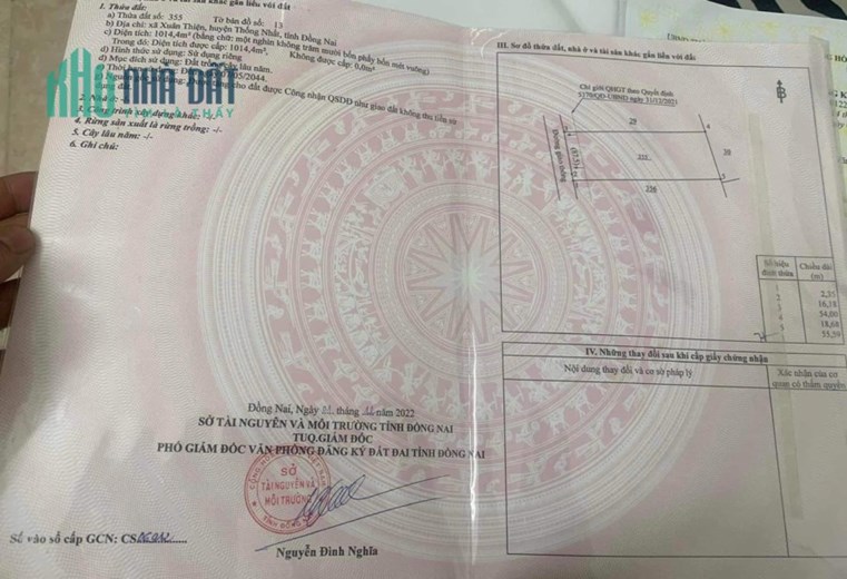 CHÍNH CHỦ CẦN BÁN LÔ ĐẤT VƯỜN TRÁI CÂY ĐẸP Ở XUÂN THIỆN  - HUYỆN THỐNG NHẤT – ĐỒNG NAI.