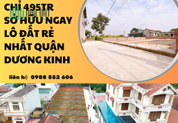 bán thanh lý lo đất rẻ dương kinh