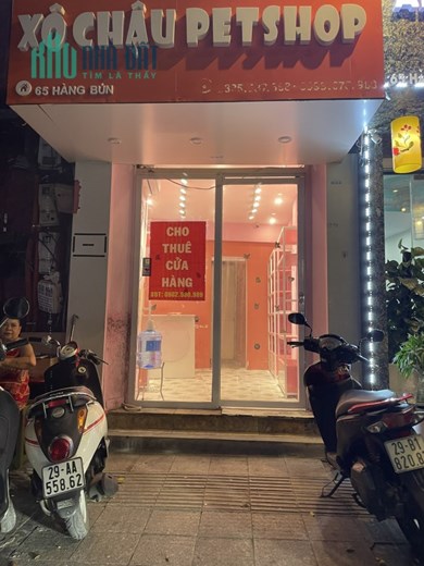 Chính chủ cần cho thuê cửa hàng tại 65 Hàng Bún, Quận Ba Đình, Hà Nội.