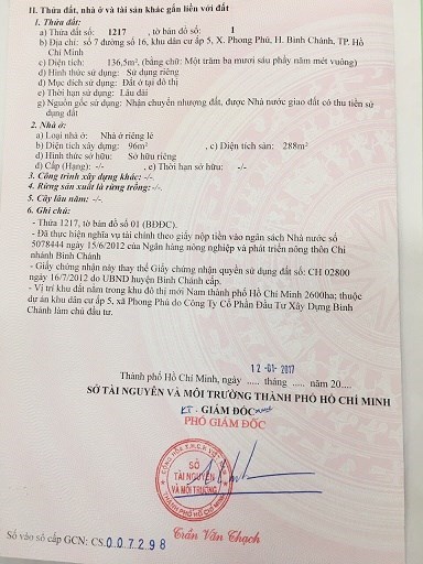 Chính chủ cần bán nhà 3 tầng đường số 16, KDC Ấp 5, xã Phong Phú, huyện BÌnh Chánh