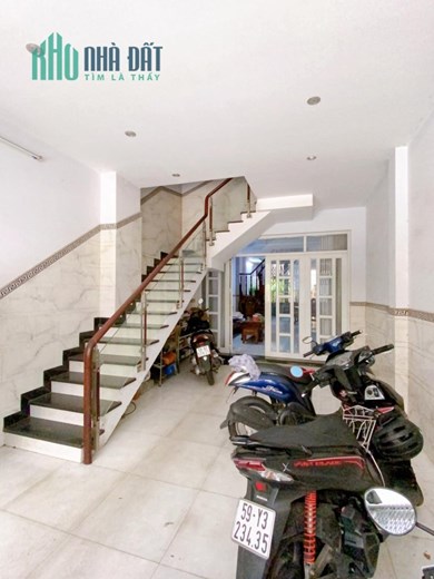 NHÀ 4 TẦNG -100M2 - KHUÔNG VIỆT - TÂN PHÚ - HẺM 8M THÔNG - CHO THUÊ 20TR/ THÁNG