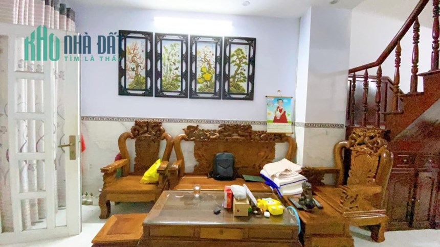NHÀ 4 TẦNG -100M2 - KHUÔNG VIỆT - TÂN PHÚ - HẺM 8M THÔNG - CHO THUÊ 20TR/ THÁNG