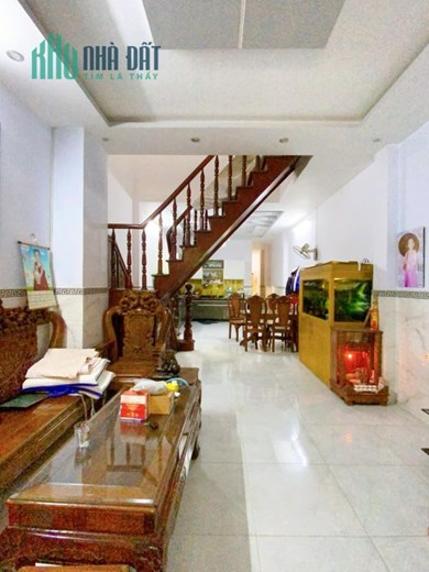 NHÀ 4 TẦNG -100M2 - KHUÔNG VIỆT - TÂN PHÚ - HẺM 8M THÔNG - CHO THUÊ 20TR/ THÁNG