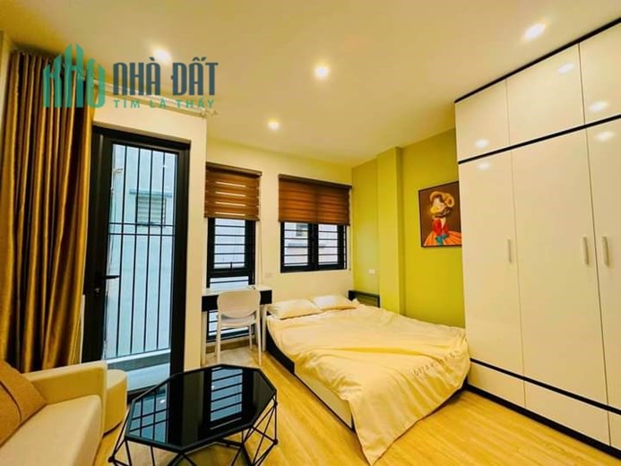 Bán căn hộ cho thuê Trần Thái Tông 8 tầng thang máy, 20pkk full nội thất 16.5 tỷ 0343564283