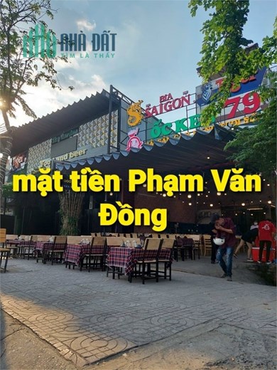 Mặt tiền Phạm Văn Đồng, Ngay ngã tư Nguyễn Xí, Bình Thạnh – 24x21m, 125 tỷ