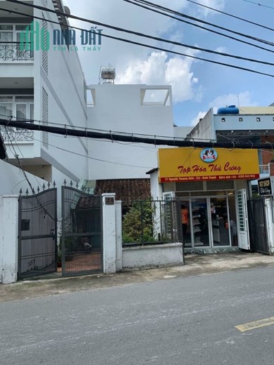 NHÀ BÁN.NGANG HƠN 8M - 156M2 ĐẤT CÓ NHÀ CẤP 4 - MẶT TIỀN ĐƯỜNG NGUYỄN THƯỢNG HIỀN. GIÁ TỐT.