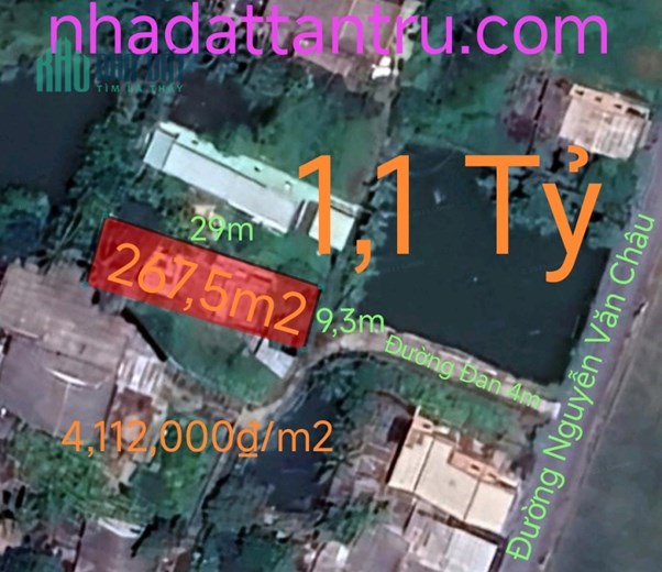 Bán đất và nhà xã Đức Tân gần Quốc Lộ 50 B giá 1,1 tỷ