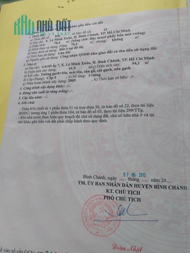ĐẤT ĐẸP - GIÁ TỐT - Cần Bán Lô Đất Tại Xã Đức Hòa Đông, Huyện Đức Hòa, Long An