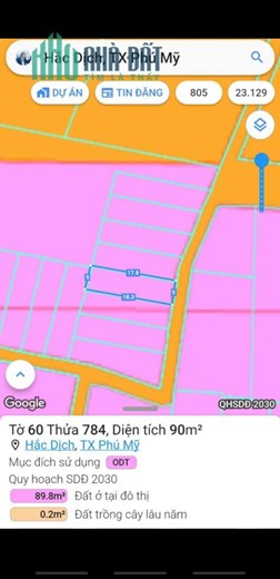 CHÍNH CHỦ CẦN BÁN  LÔ ĐẤT ĐÔ THỊ GIÁ RẺ TẠI PHƯỜNG HẮC DỊCH, BRVT