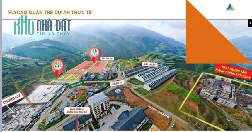 Bán 2 lô đẹp giá đầu tư. Trung tâm thị xã Sa Pa. KĐT mới Tây Bắc
