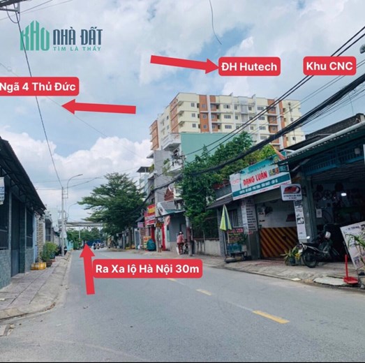 Nhà 4 tầng. Mặt tiền Kinh doanh, sát XLHN và Ngã 4 Thủ Đức, P Hiệp Phú. Giá 9,7 tỷ