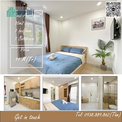 ***Cho thuê CHDV Mặt tiền đường Hoàng Sa Q.1 có dọn phòng