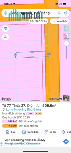 Chính chủ cần bán Nhanh Lô đất tặng nhà cấp 4 Thuộc Đường 619 - Xã Long Nguyên – Huyện Bàu Bàng –