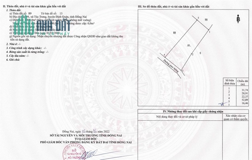 Mình chính chủ cần bán 1 lô như hình trên view hồ Trị An giá 900tr
