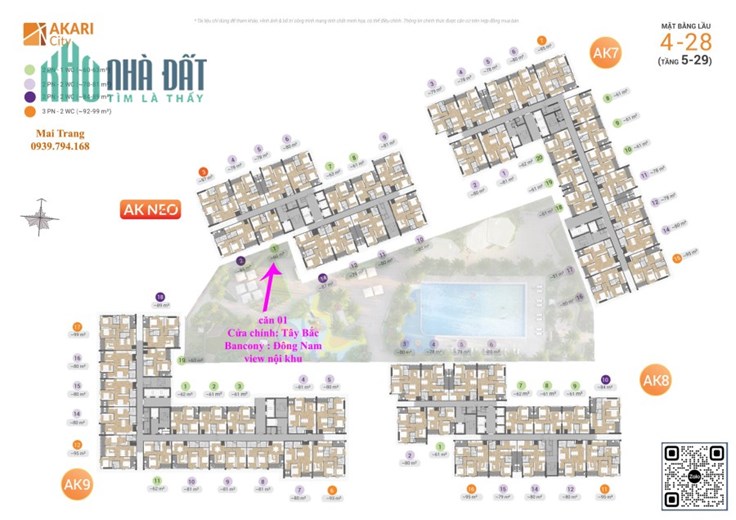 Nhanh Tay Sở Hữu Căn Hộ AKARI CITY  Chỉ thanh toán 30% Giá trị Căn Hộ .